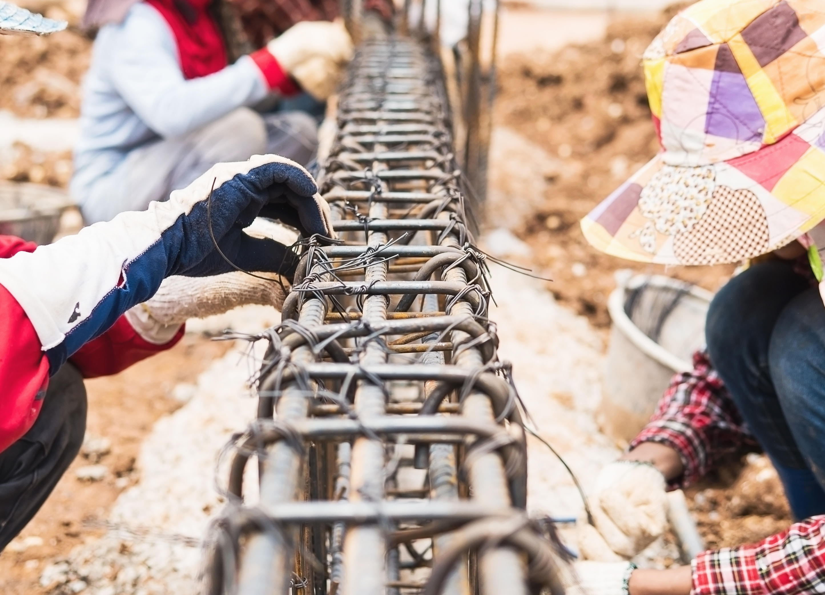 Concrete pour
